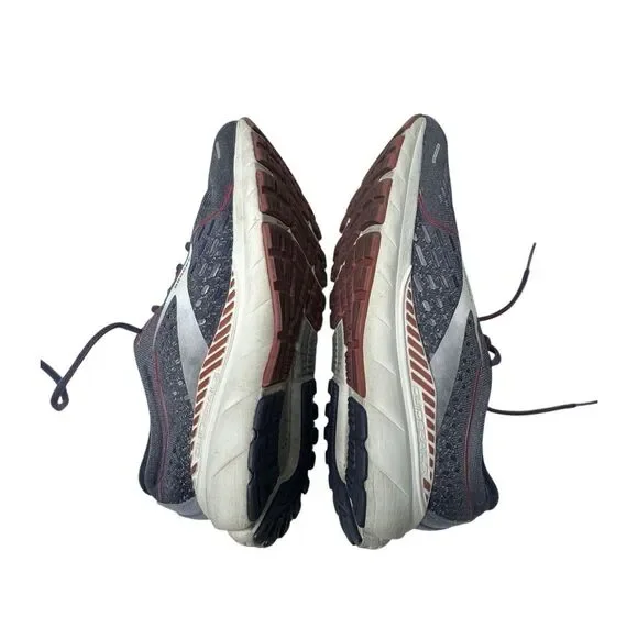 Brooks Adrenaline GTS 21 blue and red running shoes size 9 - Picture 7 of 14